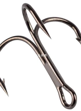 50pc FishHook Fishing Hook High Carbon Steel Treble Hook