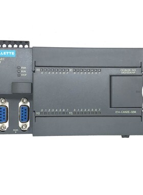 FX1N FX2N 32MR 3AD 2DA PLC Controller  16DI 16DO,  RS485 Mo