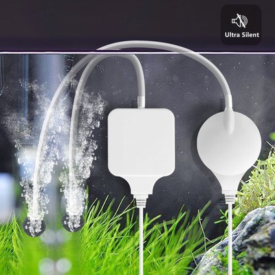 Ultra Quiet Fish Tank Air Pump Aquarium Mini Oxygen Airpump