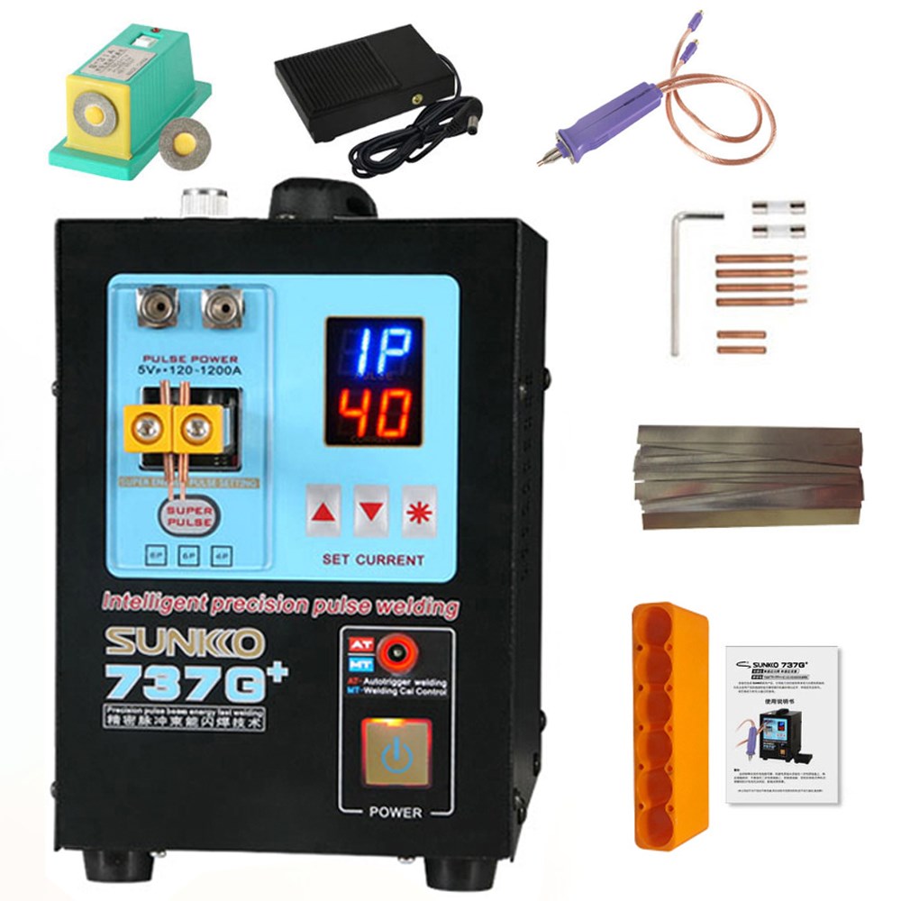 SUNKKO 737G+ Battery Spot welder Machine 4.3KW Automatic P