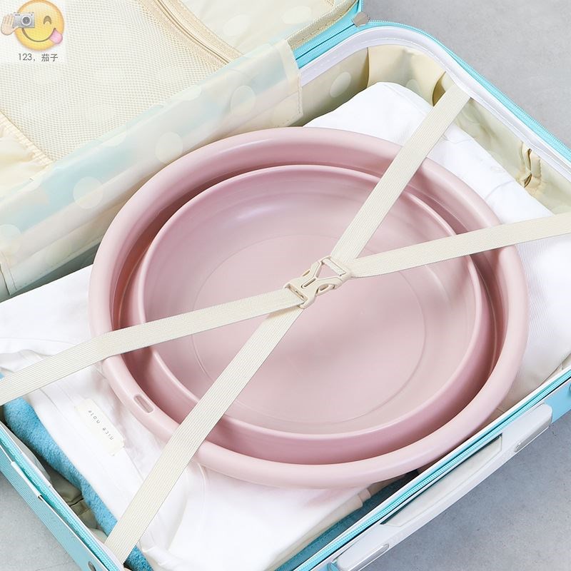Foldable washbasin, household laundry basin, portable travel