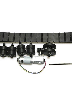 One Set Rubber Track Chain Metal Stainless Steel Wheel Drivi