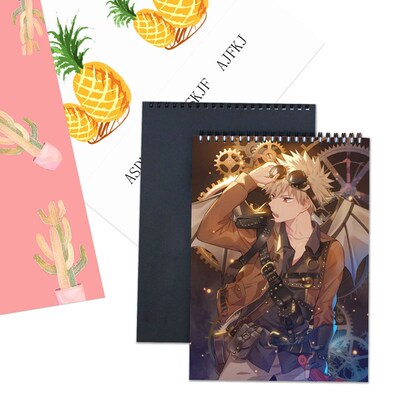 A4 Anime My Hero Academia Watercolor Paper Sketch Book Port