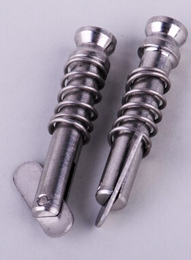 beler 2 pcs Stainless Steel Sliver metal Quick Release Pin f