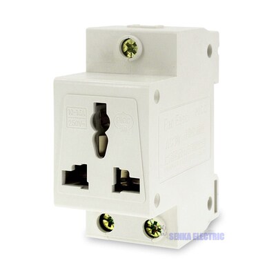 E S Din rail Modular Socket for Switchgear 3 Pins Extention