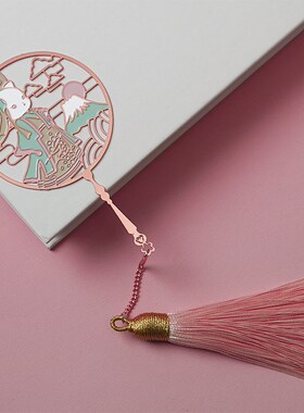 Cute Metal  Bookmark Chinese Style Vintage Books Marker P