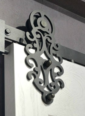 (SA free shipping) Soft Close nique Ornate Cut Black Steel W