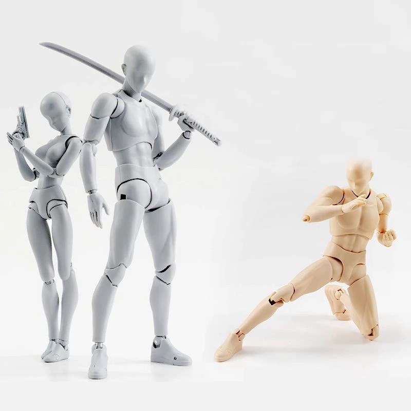 Anime figure movable Figures Toy Body Kun Body Chan Action F