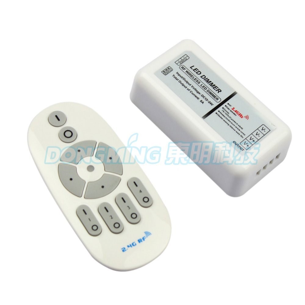 Hot sale 2.4G LED Dimmer 12V/24V RF Wireless Remote controll