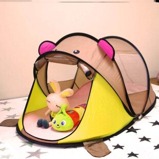 Children's bed on the tent reading corner layout princess