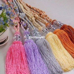 Luxury Cotton Rope Tassel Curtain Tieback Windows Tie Backs