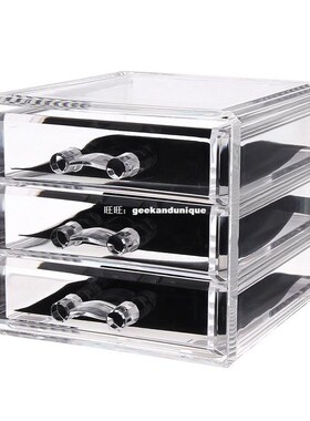 Cosmetic Oranizer Storae Box Transparent Acrylic Makeup 3