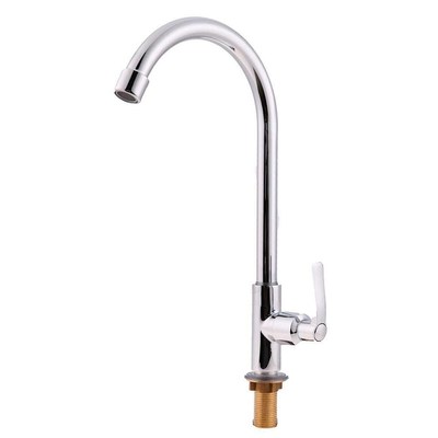 Single Handle Kitchen Faucet Single Hole 360 Rotate Copper C