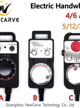 4 6 Axis MPG Universal Pendant Handwheel Manual Pulse Gener