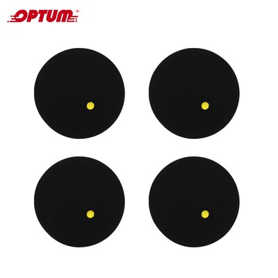 4pcs/12pcs/30pcs Matkot Ball Squash Ball One Yellow Dots Lo