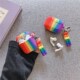 Earphone For soft Silicone Case colors Airpods Rainbow
