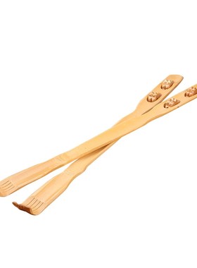 Back Scratcher Wooden Body Stick Roller Backscratcher Bambo