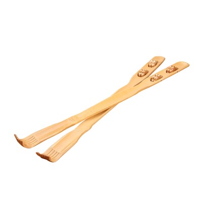 Back Scratcher Wooden Body Stick Roller Backscratcher Bambo