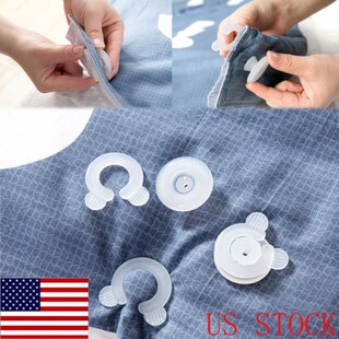8pcs Bed Duvet Covers Sheet Holder Snap Fix  Clamp Fastener