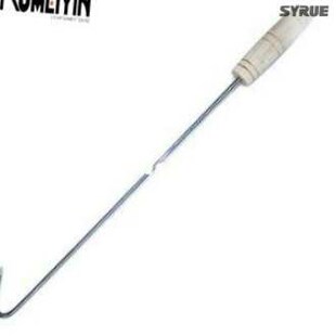 ainless Steel Beef Meat Hooks Long Handle Roast Duck Bacon-