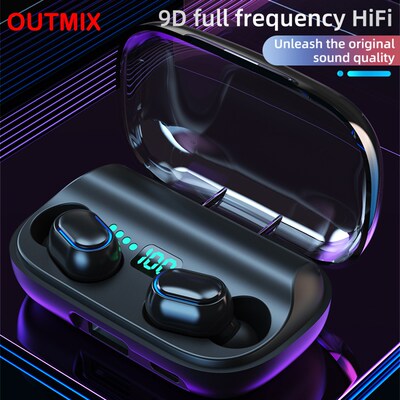 T11 TWS Bluetooth 5.0 Earphone 9D Stereo Wireless Earpiece