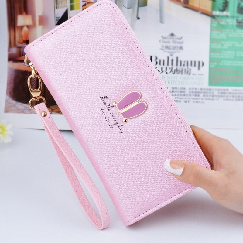 Women handbag money cliP女士手拿包Female Purse long Wallet
