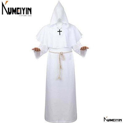 -Halloween monk monk robe wizard under priests robes