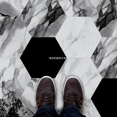 10pcs/sets Mildew proof Floor Sticker Vinyl Tiles Bathroom L