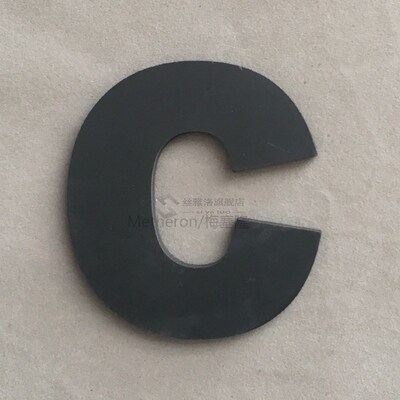 DIY 3D Black Lowercase English Letters Wall ers Living Room