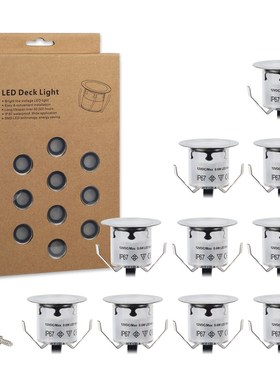 10PCs IP67 Waterproof LED nderground Lamp Outdoor Ground Gar