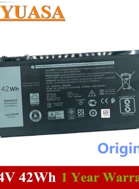 11.4V 42Wh Original WDX0R WDXOR 3CRH3 T2JX4 Laptop Battery