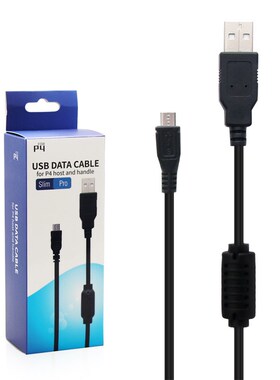 For Sony PS4 Slim Game Controller 2 In 1 Micro Charging USB