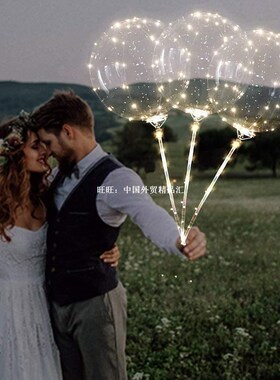 new year 2019 party supplies Reusable Luminous Led Balloon T