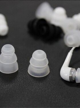 6 Pairs Three Layer Silicone Earbuds Ear Bud Ear Tips Repla