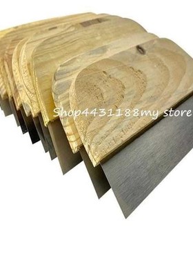 10*21.5cm Wooden Iron Scrapper Blades Putty Filler Plaster D