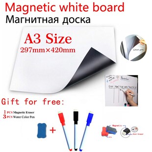 A3 SizE MAgnEtic WhitEBoArD MAgnEt Dry ErASE BoArD WhitE BoA