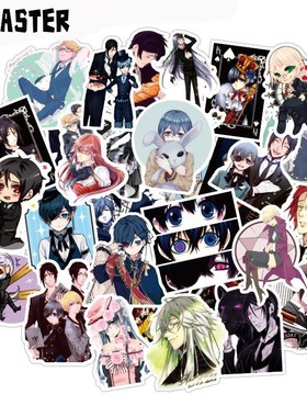 10/30/50Pcs Black Butler Stickers Japanese Anime Stickers F