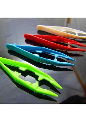 4pcs/Set Children Kids Plastic Tweezers Clips for DIY Perler