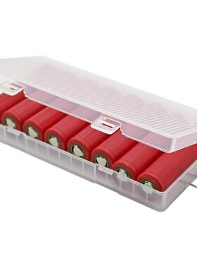1Pcs 18650 PP Battery Storage Box with Hook Holder 8X18650