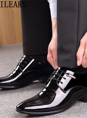 Black Designer Formal Oxford Shoes For Men Wedding Shoes Le