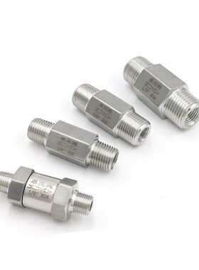 Male Male BSP Threaded SS304 Stainless Steel Check Valves G