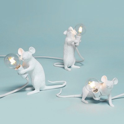 Nordic Design Mouse Lamp Table Lights Bed Side Decor Luminar