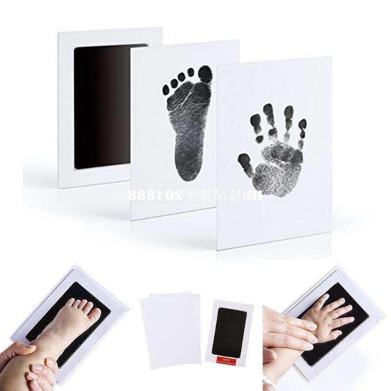 Newborn Baby Handprint Footprint Photo Frame Kit NonToxic C