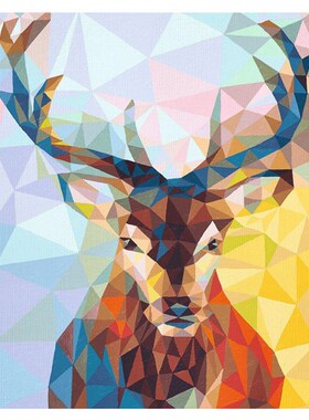 5 Pcs/Set Paint by Numbers for  DIY Paint by Number Kits for