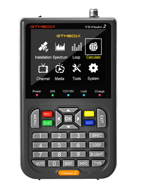 V8 Finder2 Meter SatFinder Digital Satellite Finder DVB S/S2