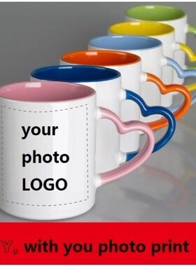 Diy customized cup heating water mug photo LOGO gift 定制杯