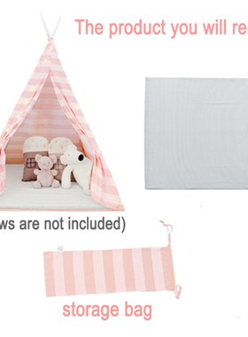 Teepee Tent for Kids Cotton Play Tent House for Children Boy