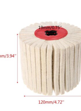 100mmx120mm Abrasive Drum Wool Brush Striping Wheel Polishin
