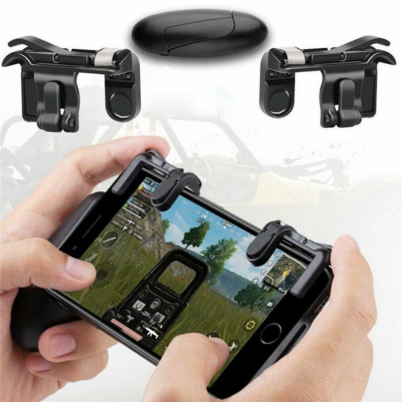 2PCS PUBG Mobile Game Controller Gamepad Trigger Aim Button
