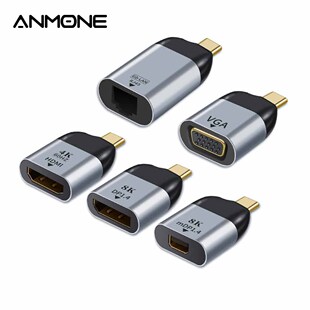 4K USB Type C To HDMI Adapter Male To Female VGA DP 8K Cabl